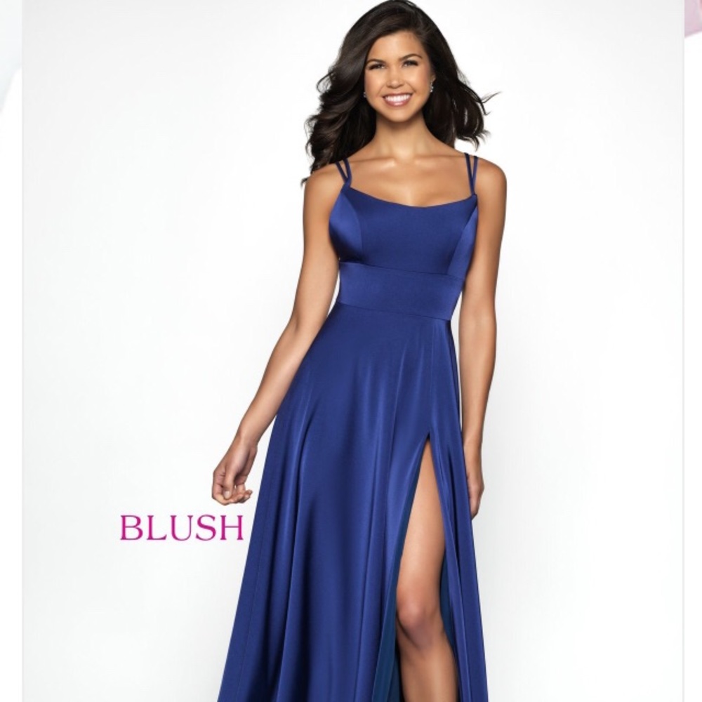 Sapphire Blush Gown